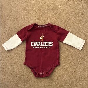 NBA Cleveland Cavaliers Basketball Bodysuit - Unisex Size 6/9 Months